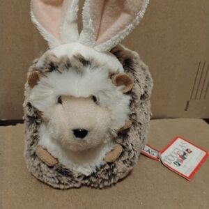 Douglas Hedgehog Plush with Bunny Ears